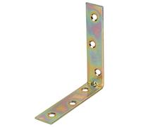 Duratool D01079 Zinc Plated Corner Brace, 100 mm Length, Pack of 10