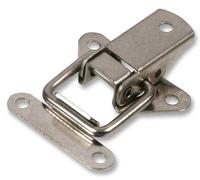 DURATOOL D01181 45mm Nickel Plated Toggle Case Catches, 5 Pack