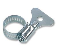 Duratool D01248 14-22mm Zinc Plated Thumb Turn Hose Clips, 10 Pack
