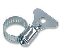 DURATOOL D01249 Thumb-Turn Hose Clips - 30-40mm, Zinc Plated, 10-Pack