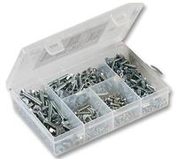 DURATOOL D01616 Countersunk Machine Screw & Nut Set, 800 Piece