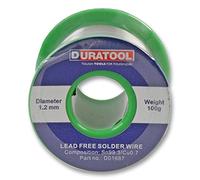 DURATOOL D01687 Lead Free Solder Wire, 1.2mm, 100g