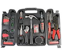 DURATOOL D02154 General Tool Kit & Carry Case, 129 Piece