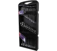 DURATOOL D03082 6-32mm Polished Chrome Combination Spanner Set, 25 Piece