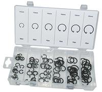 DURATOOL Internal Circlip Set 100-Piece - Steel Assorted Sizes 11-20mm - D01892