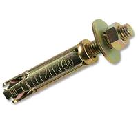 Duratool PB1030 M10 x 30mm x 65mm Masonry Anchor Projection Bolts, 10 Pack