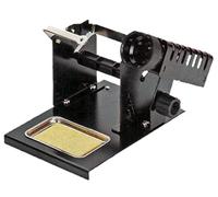 DURATOOL Soldering Iron Stand & Solder Dispenser - Safety Metal Holder with Sponge, Holds 2 lb Roll, Ideal for Electronics & Hobby - D03462
