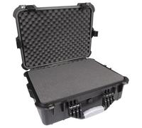 Duratool Waterproof Travel Flight Hard Carry Case Foam Tool Camera Storage Box Protective Black 390mm X 515mm X 185mm