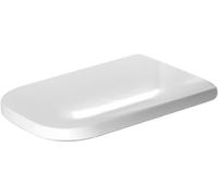 Duravit 0064610000 Happy D.2 Toilet Seat Soft Close Hinges Stainless Steel Length, White