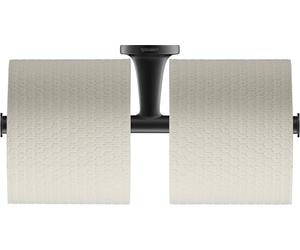 Duravit 9938 Starck T Paper roll Holder, matt Black, für 2 Rollen