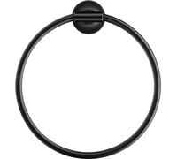 Duravit 9947 Starck T Towel Ring, matt Black, One Size