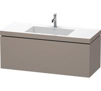 Duravit Bathroom Set L-Cube 1 Tap Hole 500x1200x480mm Basalt Matt LC6919O4343