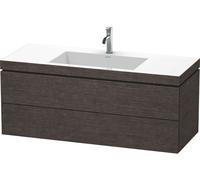 Duravit Bathroom Set L-Cube 1 Tap Hole 500x1200x480mm Brushed Dark Oak