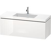 Duravit Bathroom Set L-Cube 1 Tap Hole 500x1200x480mm Concrete Grey Matt LC6919O0707