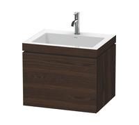 Duravit Bathroom Set L-Cube 1 Tap Hole 500x600x480mm Brushed Walnut LC6916O6969