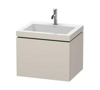 Duravit Bathroom Set L-Cube 1 Tap Hole 500x600x480mm Taupe LC6916O9191