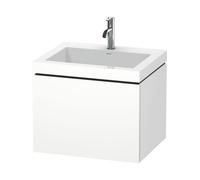 Duravit Bathroom Set L-Cube 1 Tap Hole 500x600x480mm White Matt LC6916O1818