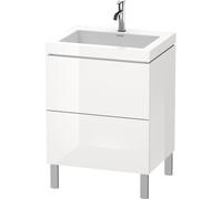 Duravit Bathroom Set L-Cube Floor-standing Without Tap Hole 698x600x480mm Linen