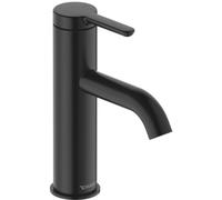 Duravit C.1 Basin Mixer Tap Size M (Spout Height 86 mm) Bathroom Tap in Matt Black