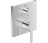 Duravit C1 Thermostatic shower mixer for concealed installation 195x195x195mm C14210011010