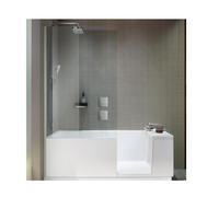 Duravit Corner Bath Shower + Bath 1700x750mm White Left 700403000000000