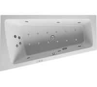 Duravit Corner Whirlpool Bath Paiova 1700x1000mm with one backrest left 760212000CP1000
