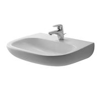 DURAVIT D Code 1 Tap Hole White 550 x 430 Washbasin Med Wall Mounted 2311550000