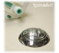 Duravit D-Code Eyelid Style Dual Flush Cistern Push Button 007507 by Geberit