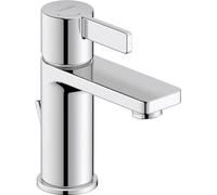 Small Basin Tap Duravit D-Neo FreshStart, with waste fitting, with pull cord Chrome