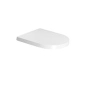 Duravit D Shaped Toilet Seat Hinge with Soft Close Starck White 20090000