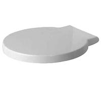 Duravit D Shaped Toilet Seat Starck 1 White Plastic and cover 65810000