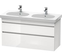 Duravit Double Vanity Unit DuraStyle for 034812 White high gloss/Basalt Matt 453x1150x610mm