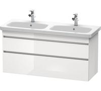 Duravit Double Vanity Unit DuraStyle for 233813 Walnut Dark/White Matt 448x1230x610mm