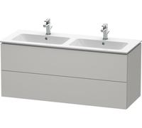 Duravit Double Vanity Unit L-Cube for 23361 481x1290x550mm Concrete Grey Matt LC625800707