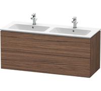 Duravit Double Vanity Unit L-Cube for 23361 481x1290x550mm Walnut Dark LC625802121