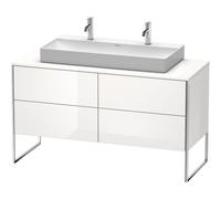 Duravit Double Vanity Unit XSquare for 235010, 235310 White high gloss 778x1400x548mm