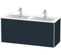 Duravit Double Vanity Unit XSquare for ME by Starck 233613 Night Blue Satin Matt 560x1280x478mm