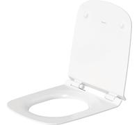 Duravit Soft Close Toilet Seats DuraStyle White Steel Hinges Removable 0063790000