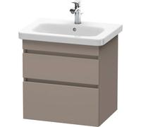 Duravit DuraStyle - Waschtischunterschrank wandh 448x580x610mm 2 Auszge eiche schwarz/basalt matt