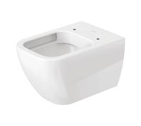 DURAVIT Happy D.2 - Wall-mounted washdown toilet with Rimless® white without WonderGliss