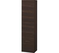 DURAVIT L-Cube - Tall Cabinet with 1 door & hinges right 250x1321x200mm brushed walnut/brushed walnut