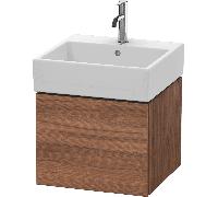 DURAVIT L-Cube - Vanity Unit with 1 drawer 484x394x459mm natural walnut/natural walnut
