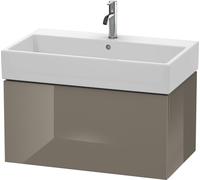 DURAVIT L-Cube - Vanity Unit with 1 drawer 784x394x459mm flannel grey high gloss/flannel grey high gloss