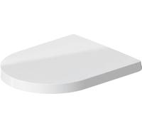 Duravit ME by Starck Soft Close Toilet Seat and Cover 374 x 458mm - Size: 5.1 x 37.4 x 43.8cm - White - Wilko