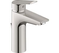 Duravit No.1 Basin taps, Size M (spout Height 117 mm), Basin Mixer tap with Draw bar Drain Set, Basin Mixer tap with Energy-Saving FreshStart Function, Chrome