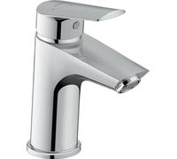 Duravit No.1 Basin taps, Size S (spout Height 91 mm), Basin Mixer tap, Basin Mixer tap with Energy-Saving FreshStart Function, Chrome