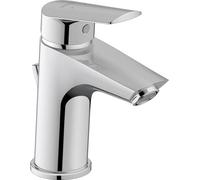 Duravit No.1 Basin taps, Size S (spout Height 91 mm), Basin Mixer tap with Draw bar Drain Set, Basin Mixer tap with Water-Saving MinusFlow Function, Chrome