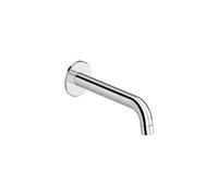 Duravit No.1 Bath Spout with Round Wall Cover, Bath Inlet, Chrome