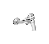 Duravit No.1 Shower Mixer for 1 Consumer, Bath Mixer with backflow Preventer, Mixer Shower with Ceramic Mixing System, Chrome