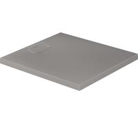 Duravit Rectangular Shower Tray Stonetto 900 x 800 x 50 mm Concrete Grey